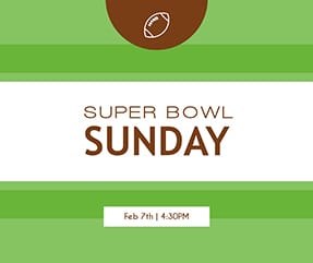 Football Superbowl Facebook Post Template