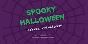 Spooky Halloween Day Twitter Post Template Spooky Halloween Day Twitter Post Template