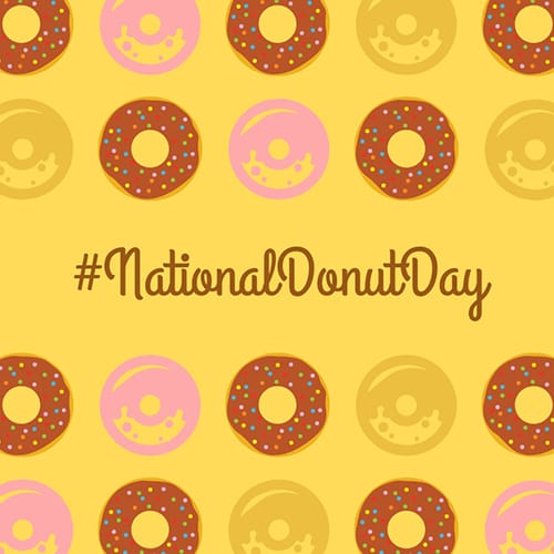 National Donut Day Blog Graphic Medium Template