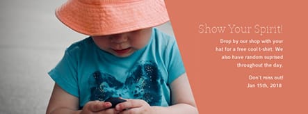 Show Your Spirit Facebook Cover Template