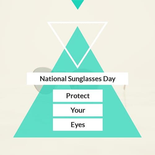 National Sunglasses Day Blog Graphic Medium Template