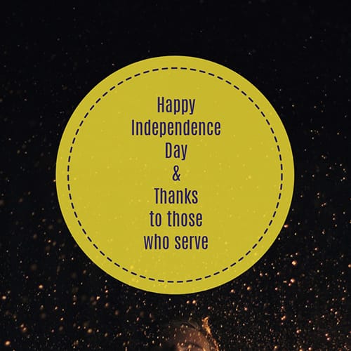 Thanks to Those Who Serve Blog Graphic Medium Template