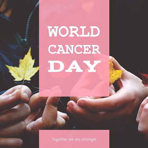 World Cancer Day Blog Graphic Medium Template World Cancer Day Blog Graphic Medium Template