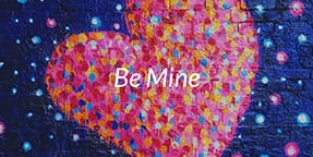 Be Mine Twitter Post Template