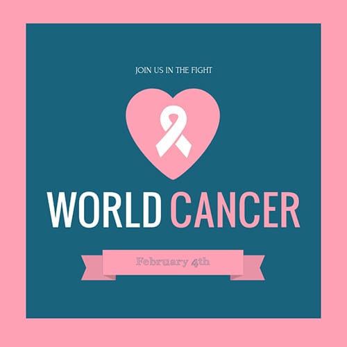 Pink Ribbon Breast Cancer Awareness Blog Graphic Medium Template