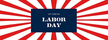 Let's Celebrate Labor Day Facebook Cover Template