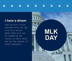 I have a dream speech Facebook post Template