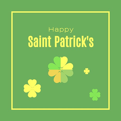 Happy Saint Patrick's Template