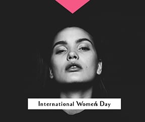 International Women's Day W Facebook Post Template