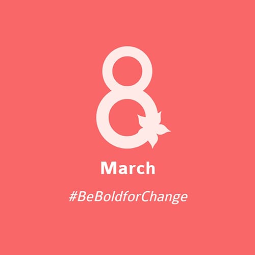 Be Bold for Change Blog Graphic Medium Template