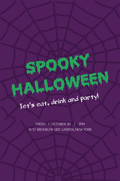 Spooky Halloween Day Blog Graphic Large Template