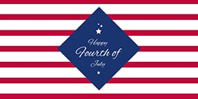 Happy Fourth of July Twitter Post Template