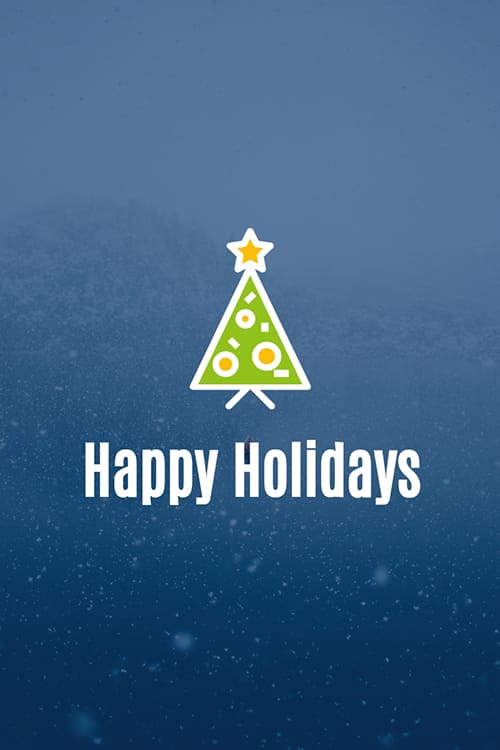 Happy Holidays Blog Graphic Large Template