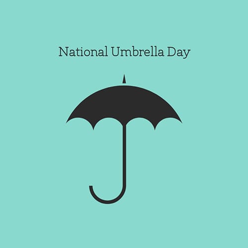 National Umbrella Day Blog Graphic Medium Template