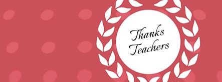 Thanks Teachers Facebook Cover Template