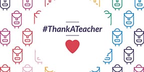 Thank a Teacher Twitter Post Template