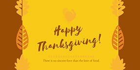 Happy Thanksgiving Twitter Post Template Happy Thanksgiving Twitter Post Template