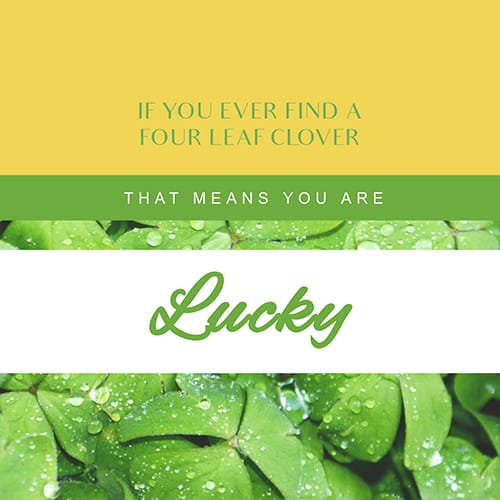 Lucky You Template