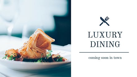 Luxury Dining Template