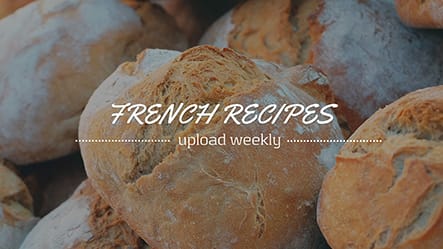French Recipes Template French Recipes Template