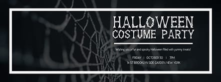 Spooky Halloween Facebook Cover Template