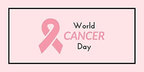 World Cancer Day Pink Ribbon Twitter Post Template World Cancer Day Pink Ribbon Twitter Post Template