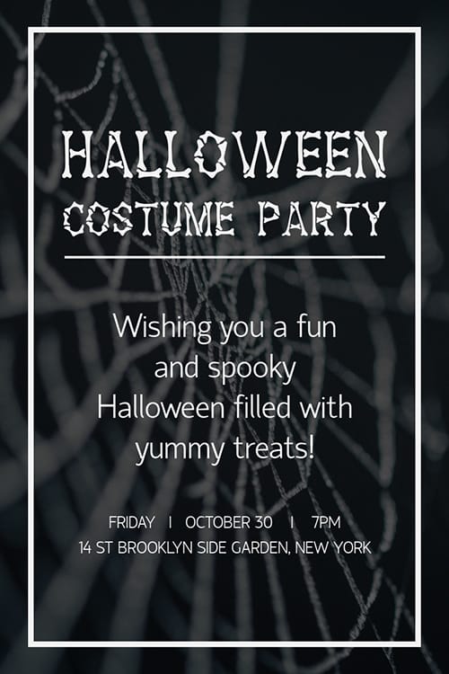 Spooky Halloween Blog Graphic Large Template