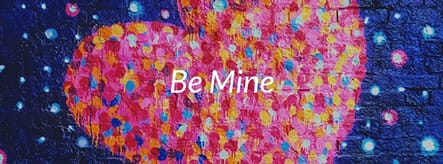 Be Mine Facebook Cover Template