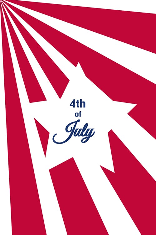 4th of July Blog Graphic Large Template