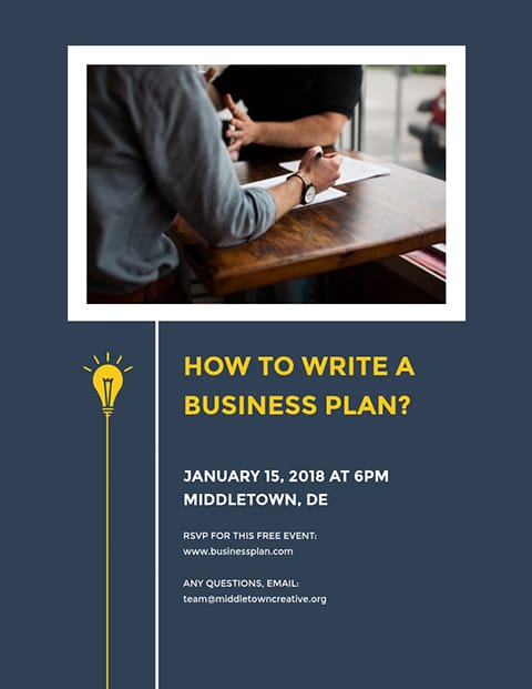 Business Plan - Flyer Template Business Plan - Flyer Template