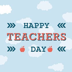 Happy Teachers Day Blog Graphic Medium Template