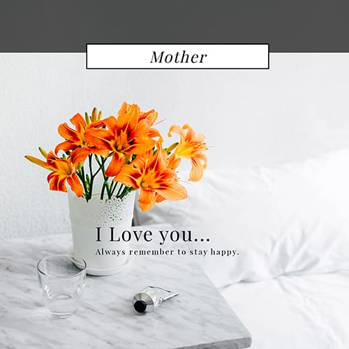 Mother I Love You Instagram Post Template