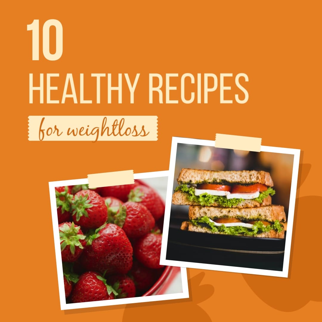 10 Healthy Recipes Intro Square Template