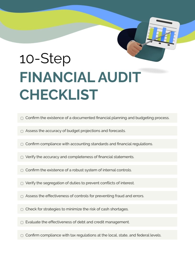 10 Step Financial Audit Checklist Template