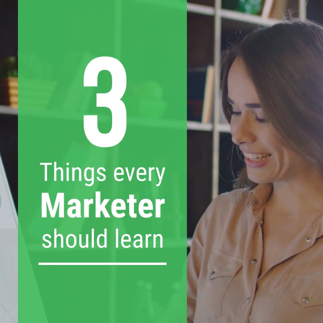 3 Things Every Marketer Should Learn Listicle Square Template