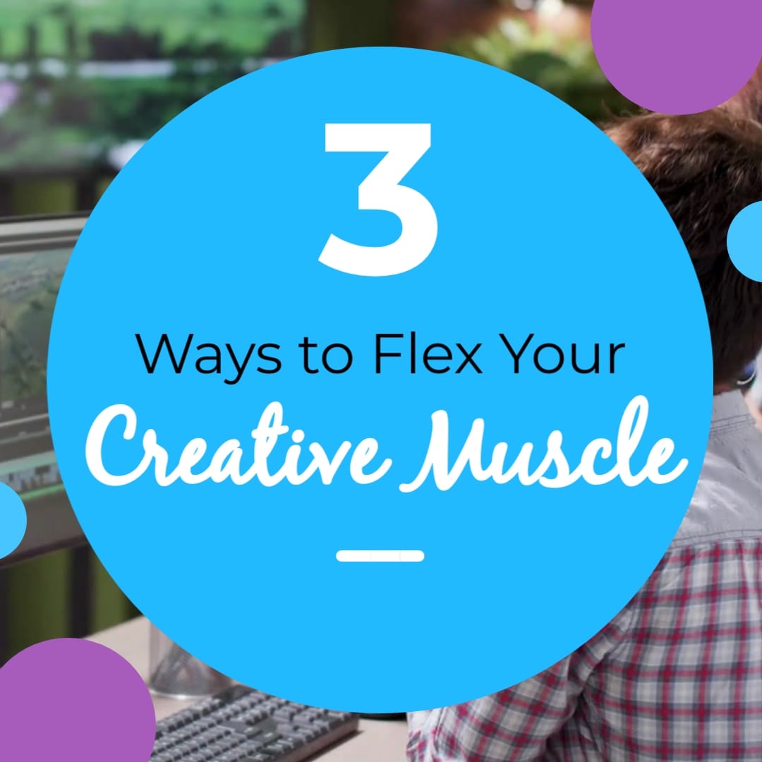 3 Ways to Flex Your Creative Muscle Listicle Square Template