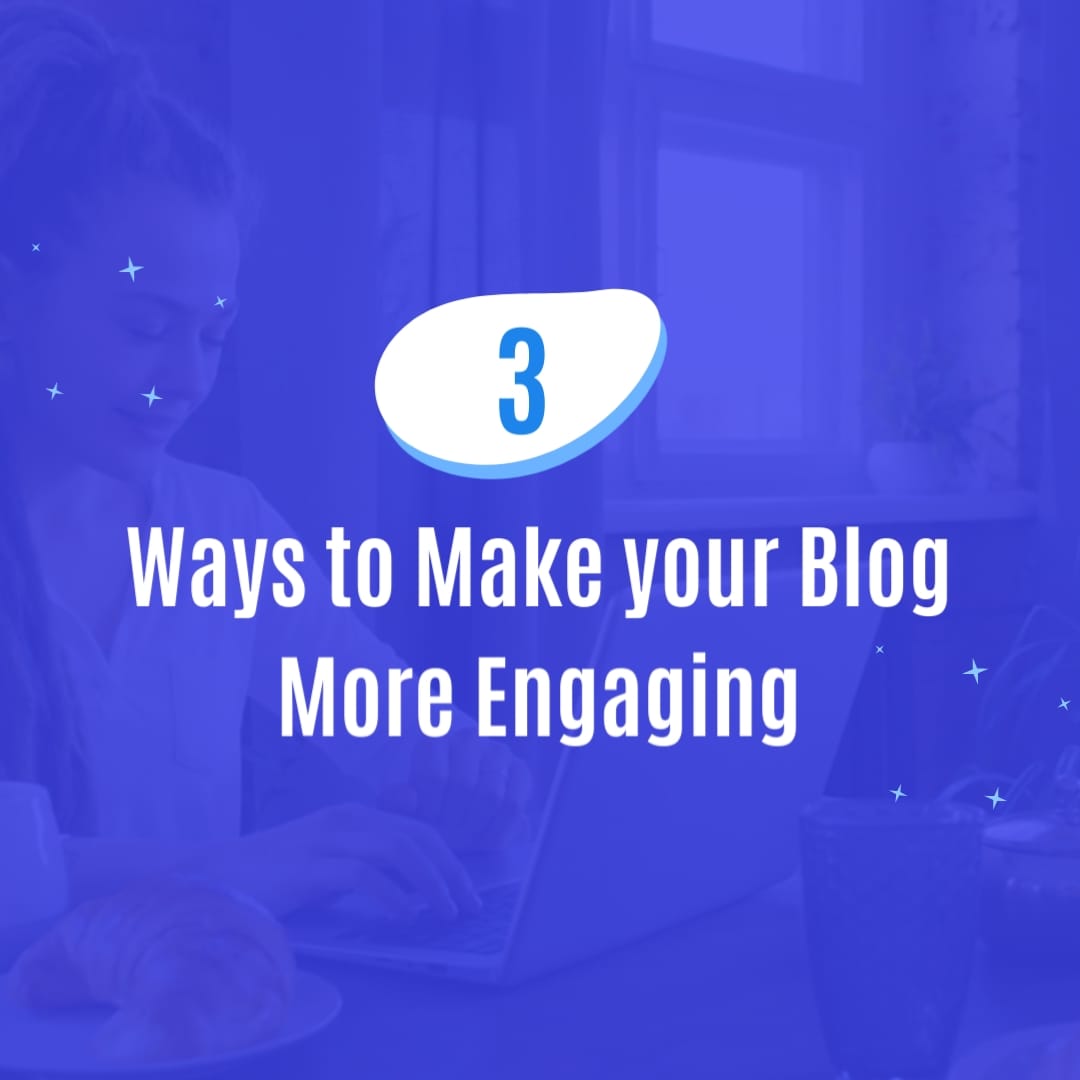 3 Ways to Make Your Blog More Engaging Listicle Square Template