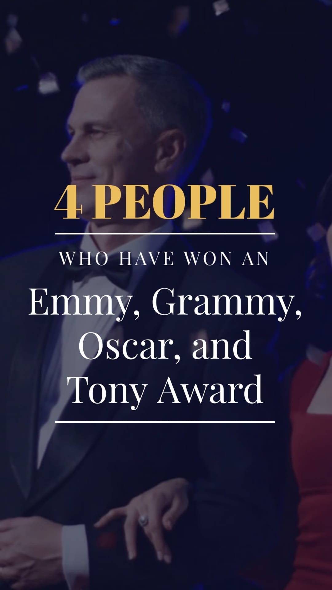 4 People Who Have Won an Award Listicle Vertical Template