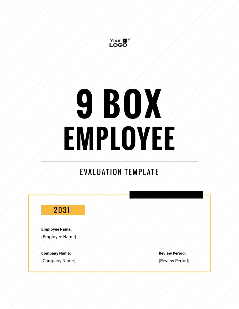 9 Box Employee Evaluation Template