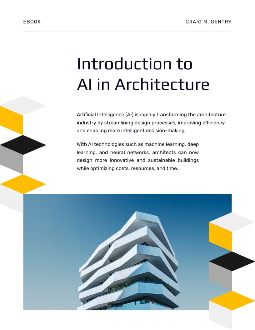 AI Architect Handbook Ebook Template - Slide 3 AI Architect Handbook Ebook Template - Slide 3