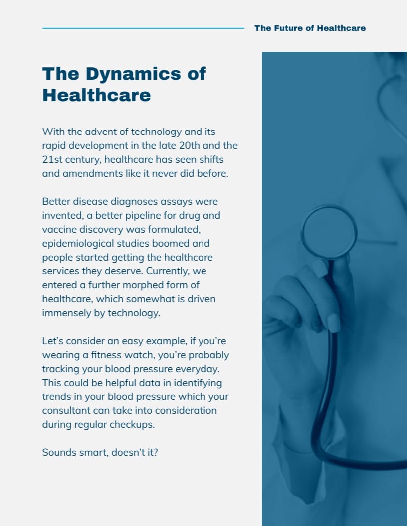 AI & Machine Learning in Healthcare Ebook Template - Slide 4 AI & Machine Learning in Healthcare Ebook Template - Slide 4