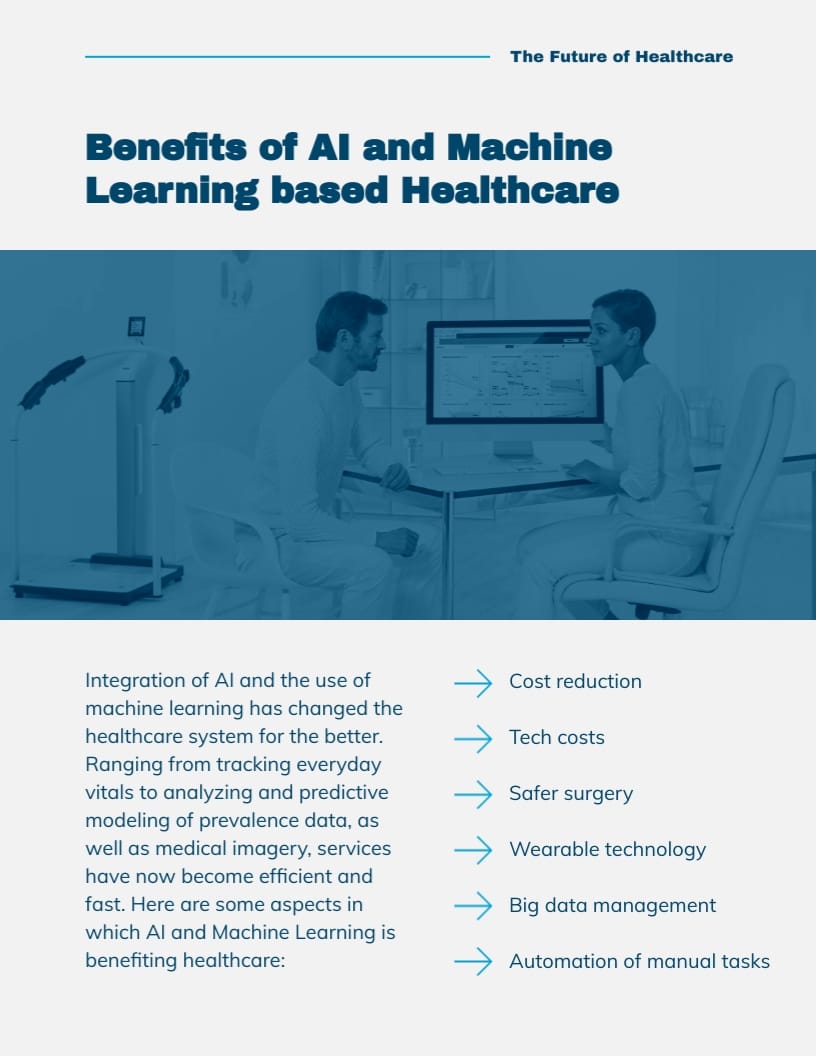 AI & Machine Learning in Healthcare Ebook Template - Slide 6 AI & Machine Learning in Healthcare Ebook Template - Slide 6