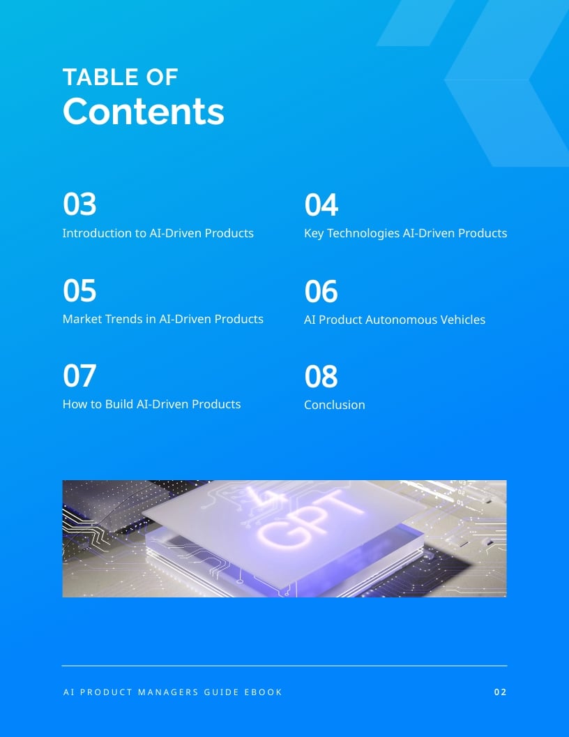 AI Product Managers Guide Ebook Template - Slide 2 AI Product Managers Guide Ebook Template - Slide 2