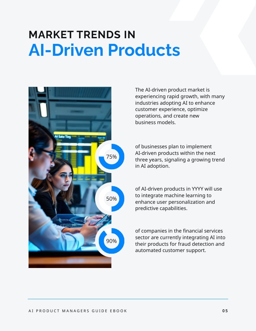 AI Product Managers Guide Ebook Template - Slide 5 AI Product Managers Guide Ebook Template - Slide 5