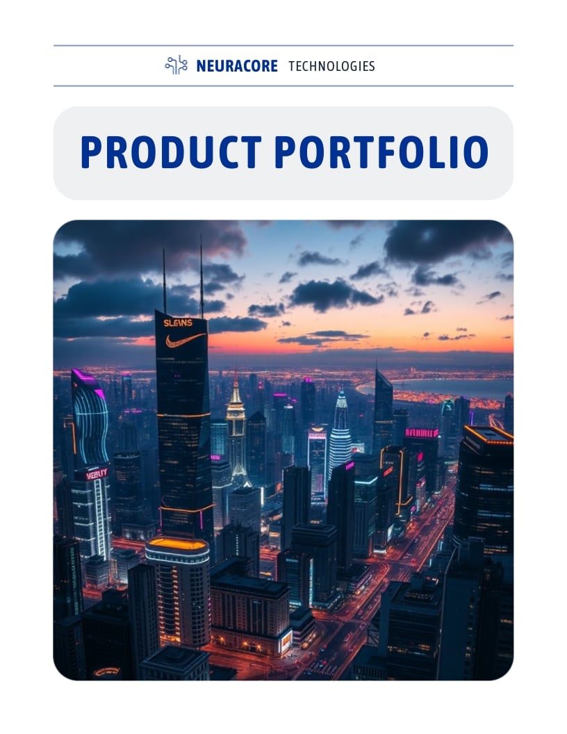 AI Product Portfolio Template AI Product Portfolio Template