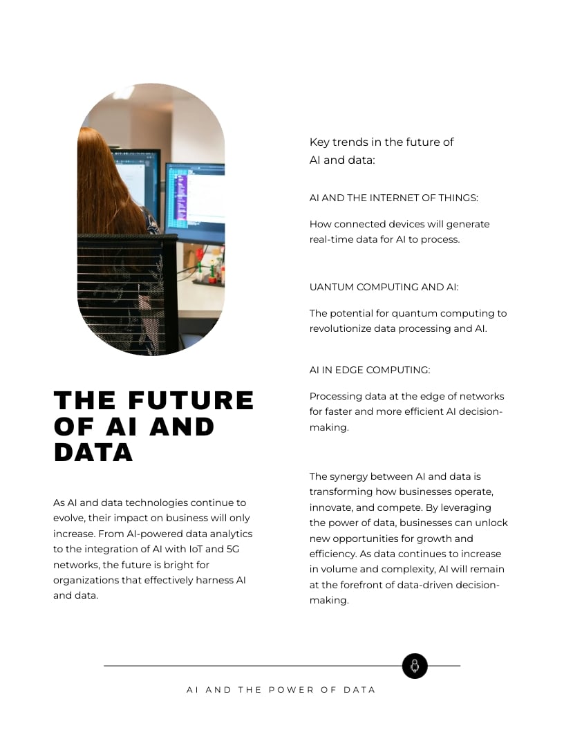 AI and the Power of Data Ebook Template - Slide 10 AI and the Power of Data Ebook Template - Slide 10