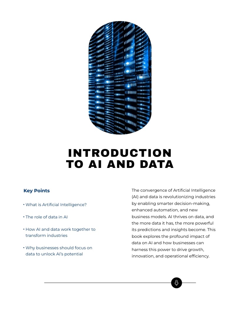 AI and the Power of Data Ebook Template - Slide 3 AI and the Power of Data Ebook Template - Slide 3