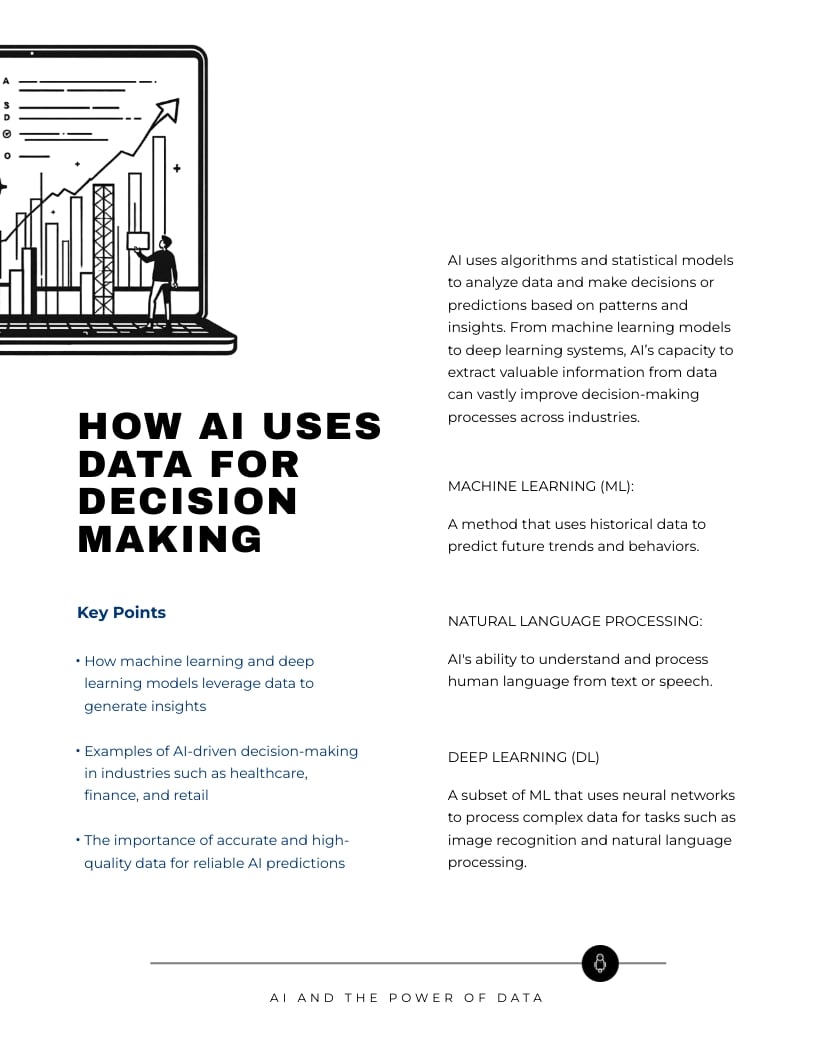 AI and the Power of Data Ebook Template - Slide 5 AI and the Power of Data Ebook Template - Slide 5