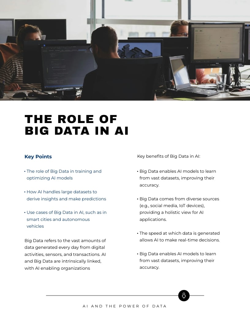 AI and the Power of Data Ebook Template - Slide 8 AI and the Power of Data Ebook Template - Slide 8