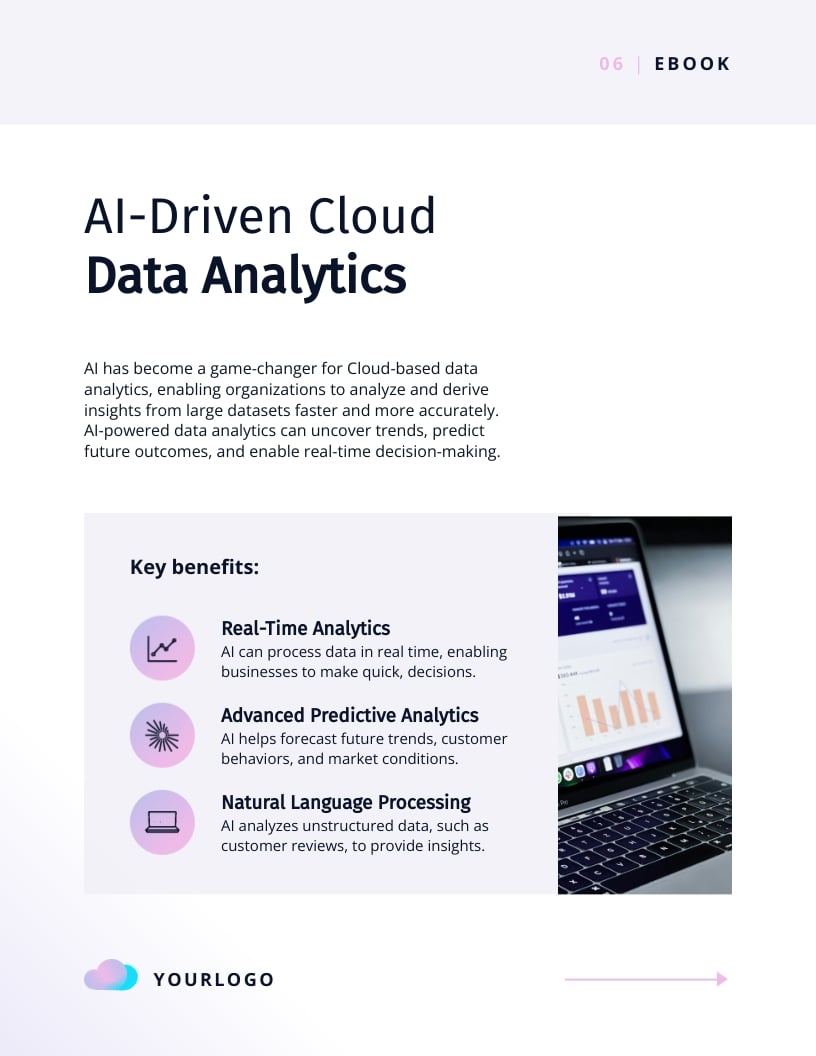 AI for Cloud Solutions Ebook Template - Slide 6 AI for Cloud Solutions Ebook Template - Slide 6